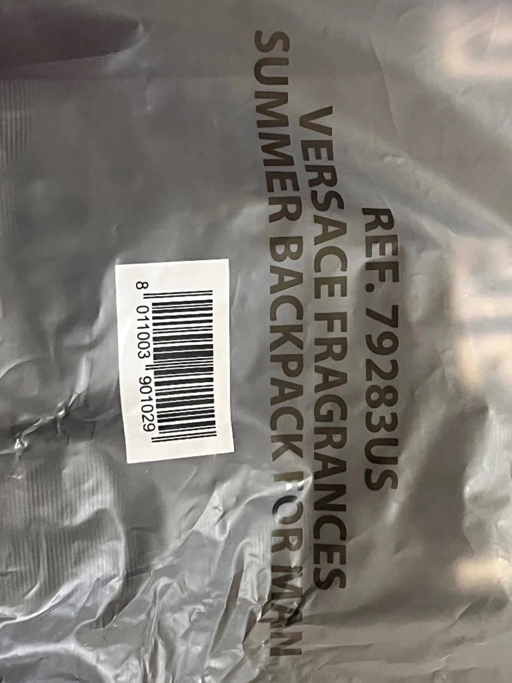 VERSACE Fragrance Summer BACKPACK - 2025 Limited Edition Collectable BAG ONLY